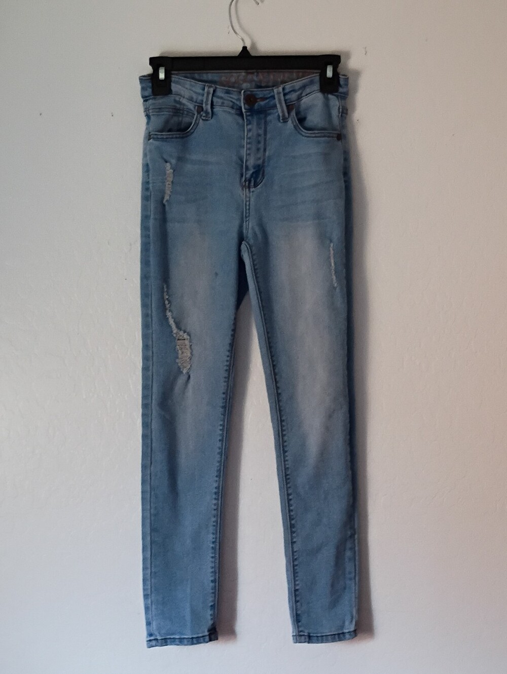 Women's Skinny High Rise Jeans Rugged Size-7